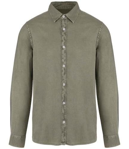 Native Spirit Washed Long Sleeve Shirt - WKH - XL